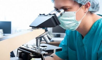 Diagnose von Parasiten im Körper